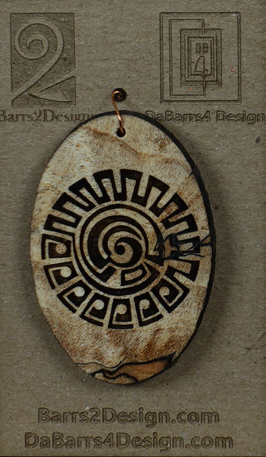 Wooden Pendant - 158-3