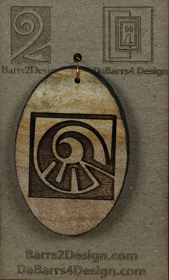 Wooden Pendant - 159-1