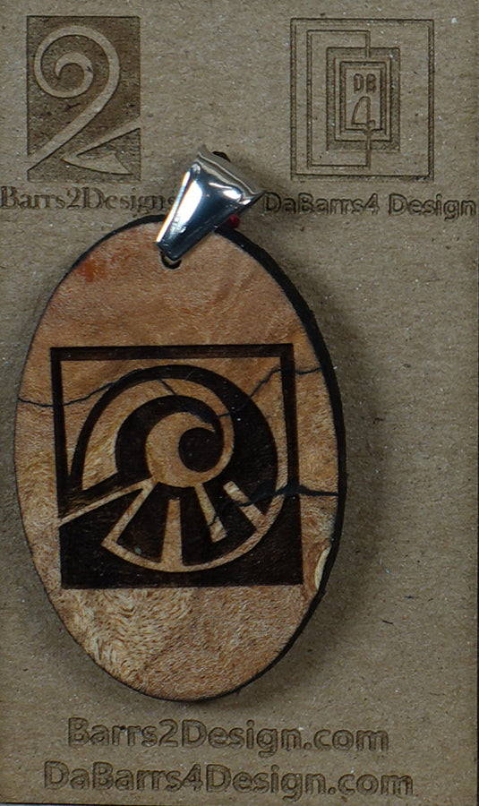 Wooden Pendant - 159