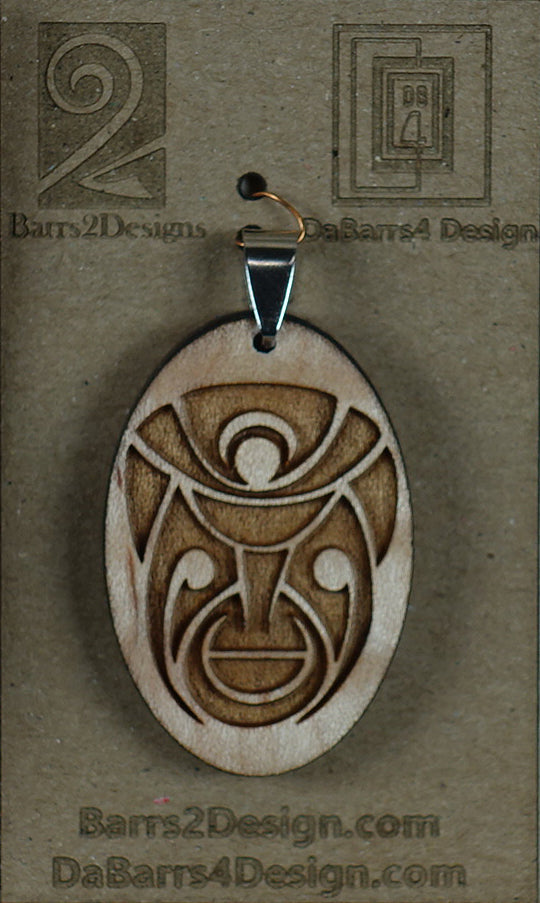 Wooden Pendant - 181-1