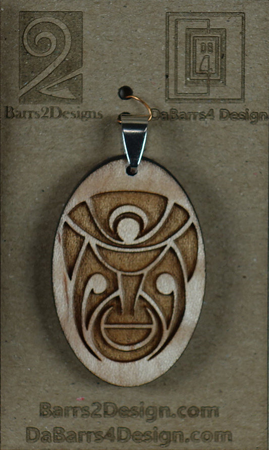 Wooden Pendant - 181-1