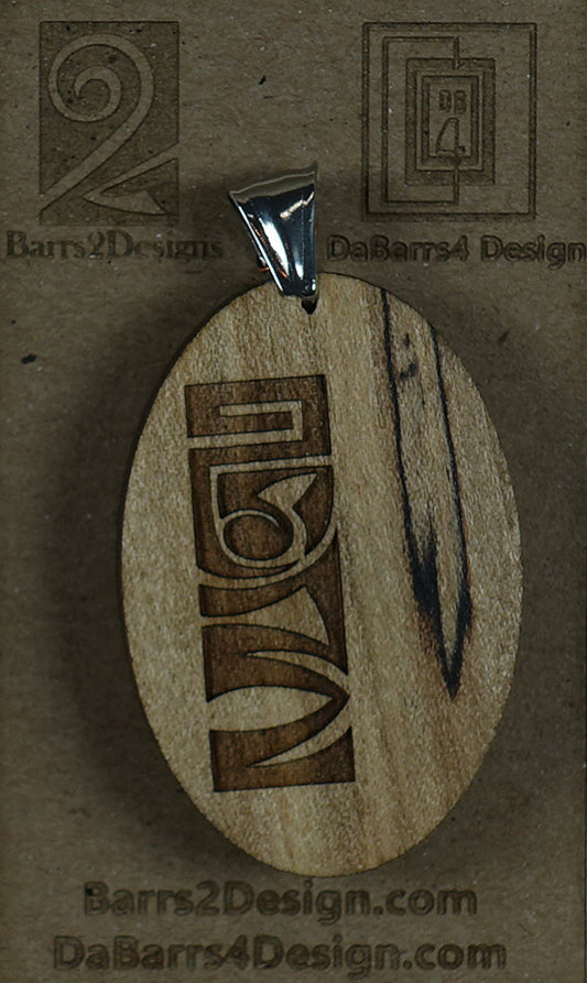 Wooden Pendant - 182