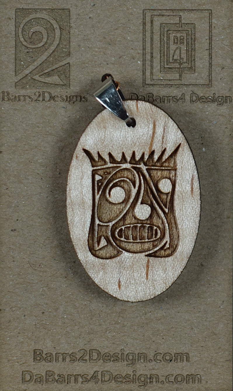 Wooden Pendant - 175-2