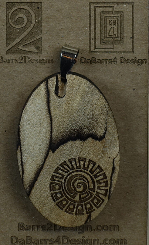 Wooden Pendant - 93