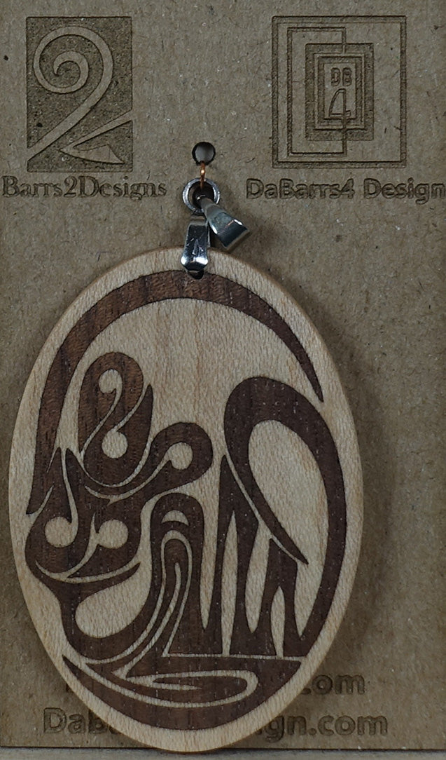 Wooden Pendant - 94