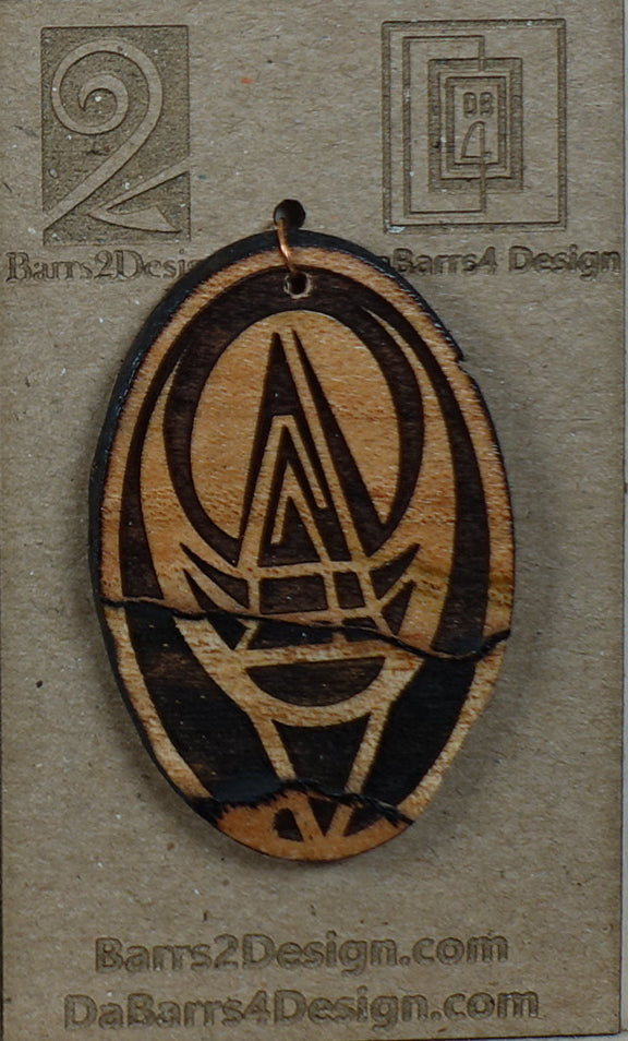 Wooden Pendant - 133-5