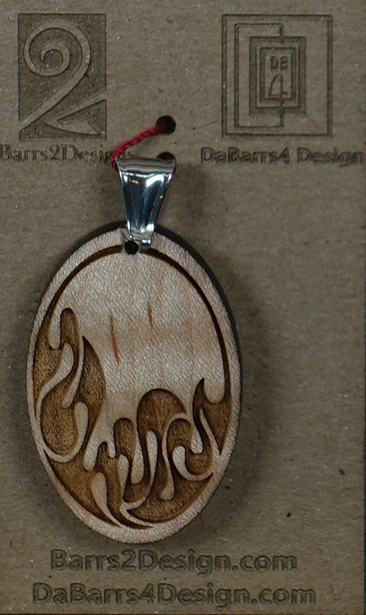 Wooden Pendant - 142-3
