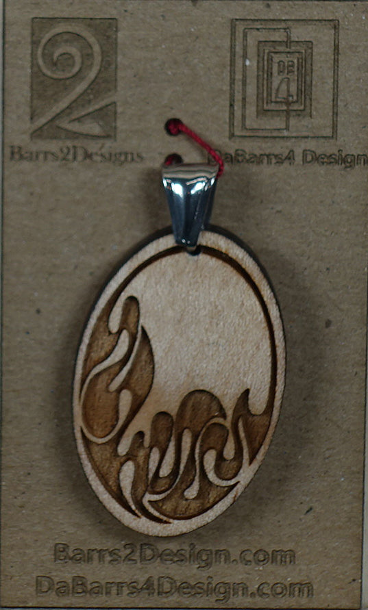 Wooden Pendant - 142-4