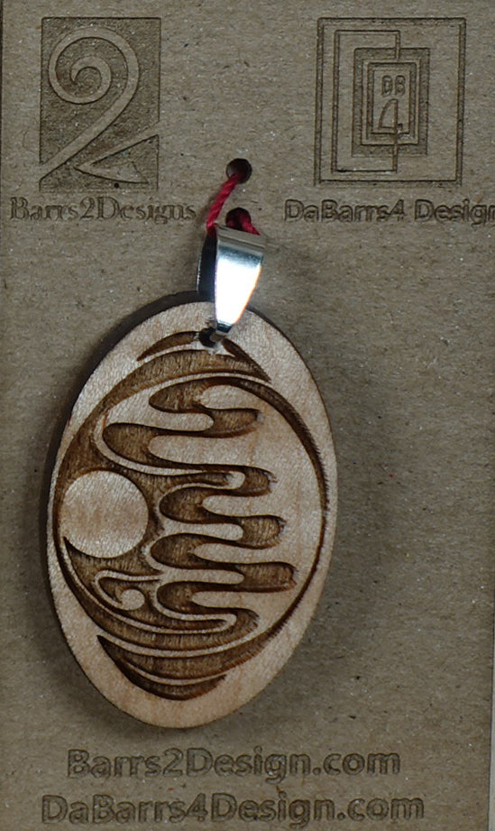 Wooden Pendant - 135-2
