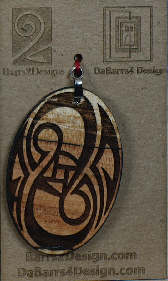 Wooden Pendant - 136-8