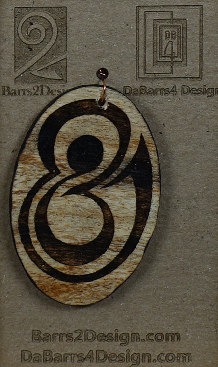 Wooden Pendant - 139-3