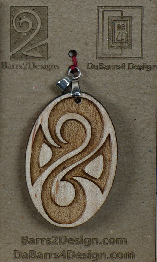 Wooden Pendant - 140-5