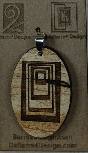 Wooden Pendant - 73-4