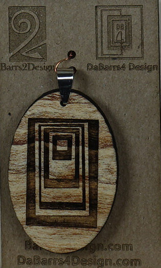Wooden Pendant - 73-5