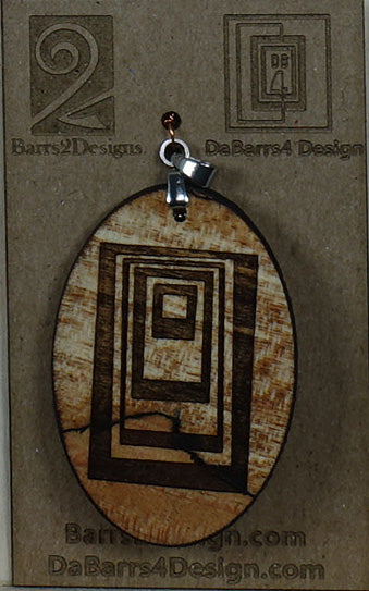 Wooden Pendant - 73-7