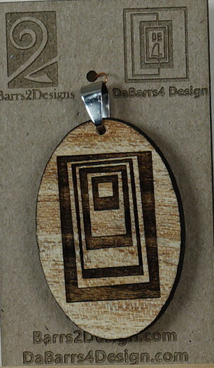 Wooden Pendant - 73-1