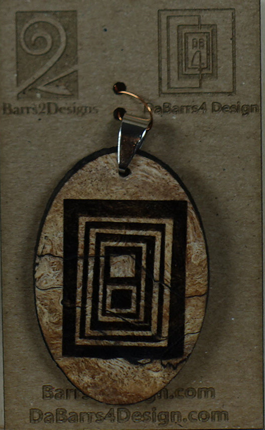 Wooden Pendant - 74-1