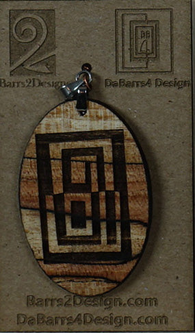 Wooden Pendant - 75-3