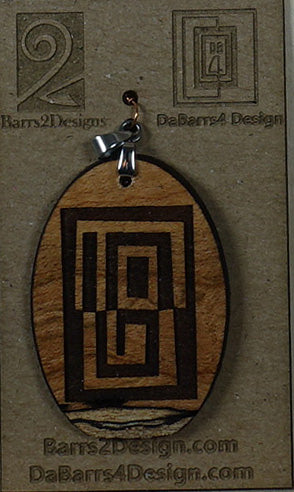 Wooden Pendant - 75-4