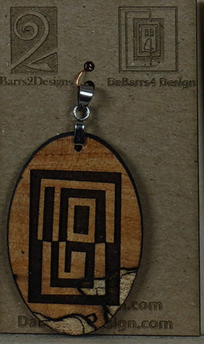 Wooden Pendant - 75-5