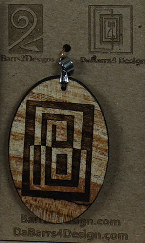 Wooden Pendant - 75-7