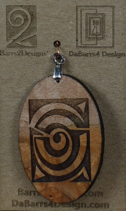 Wooden Pendant - 76-1