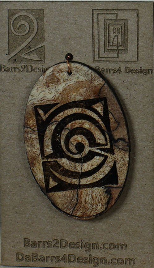 Wooden Pendant - 76