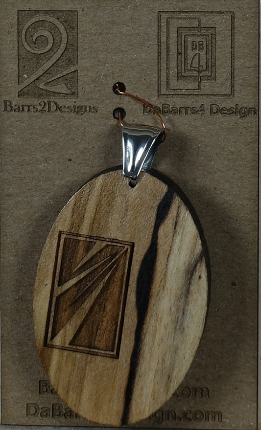 Wooden Pendant - 77