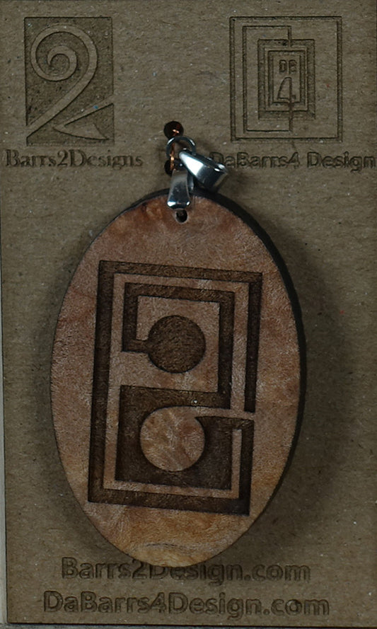 Wooden Pendant - 78