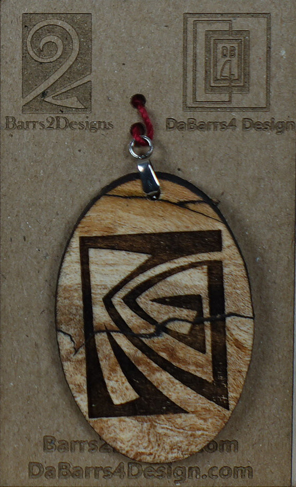 Wooden Pendant - 62-2