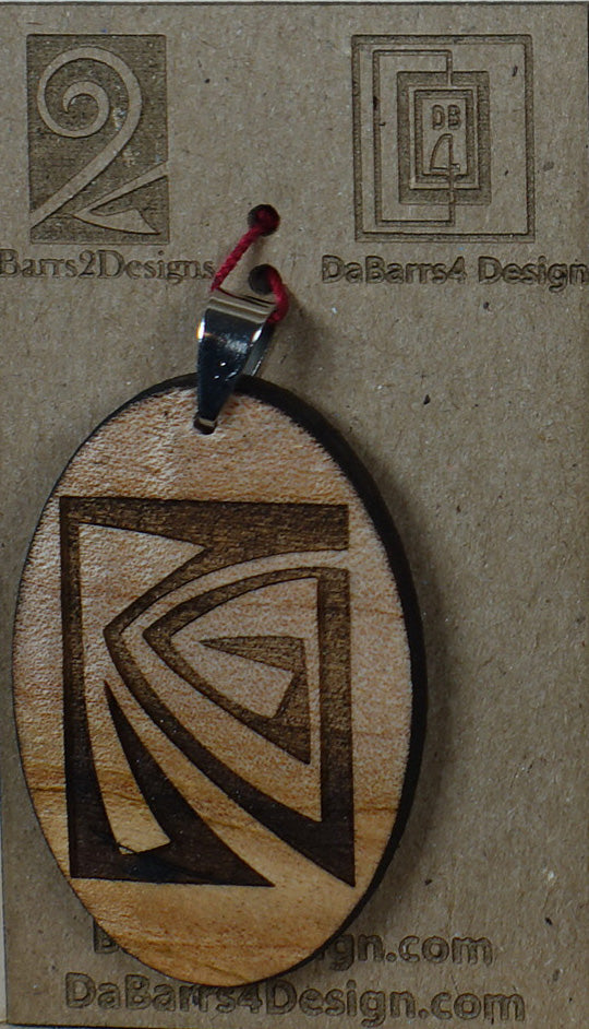 Wooden Pendant - 62