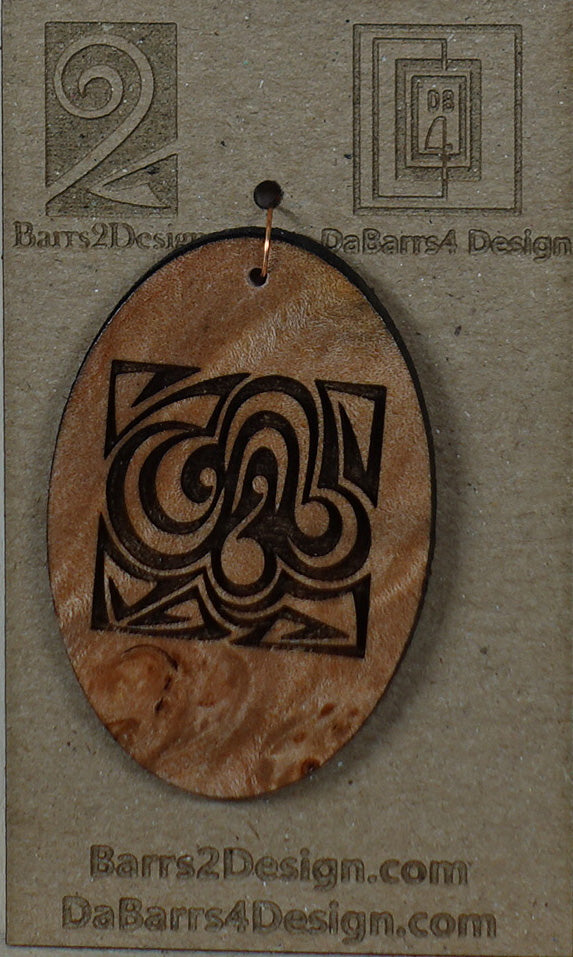 Wooden Pendant - 63-1
