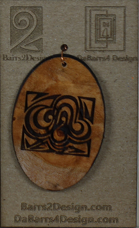 Wooden Pendant - 63-2