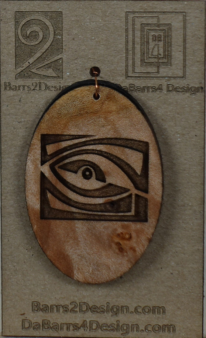 Wooden Pendant - 64-1
