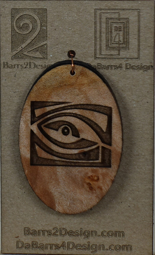 Wooden Pendant - 64-1