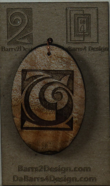 Wooden Pendant - 66-1