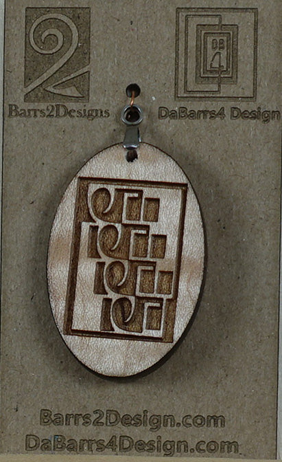 Wooden Pendant - 67-1