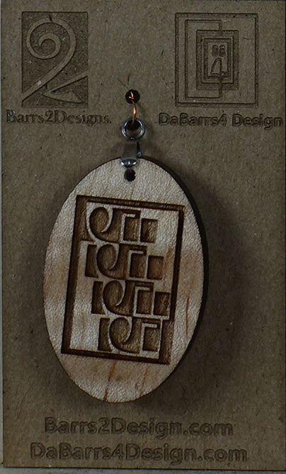 Wooden Pendant - 67-2