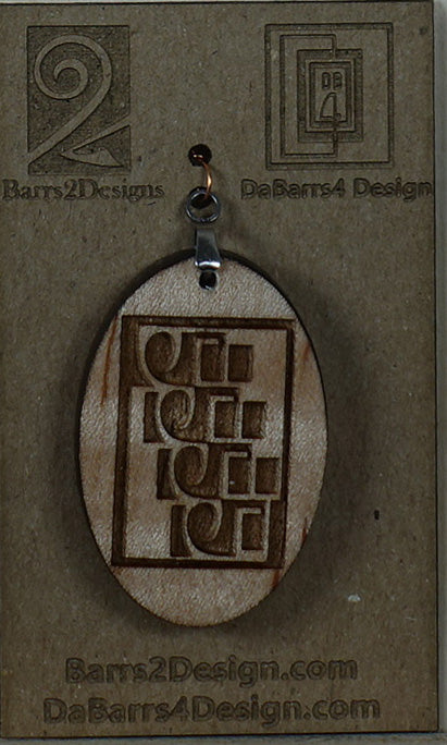 Wooden Pendant - 67-3