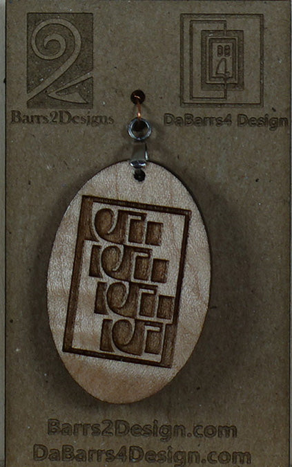 Wooden Pendant - 67-4