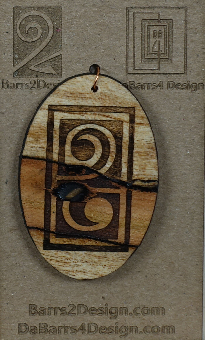 Wooden Pendant - 97-1