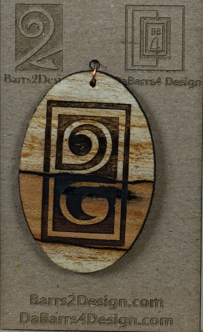 Wooden Pendant - 97