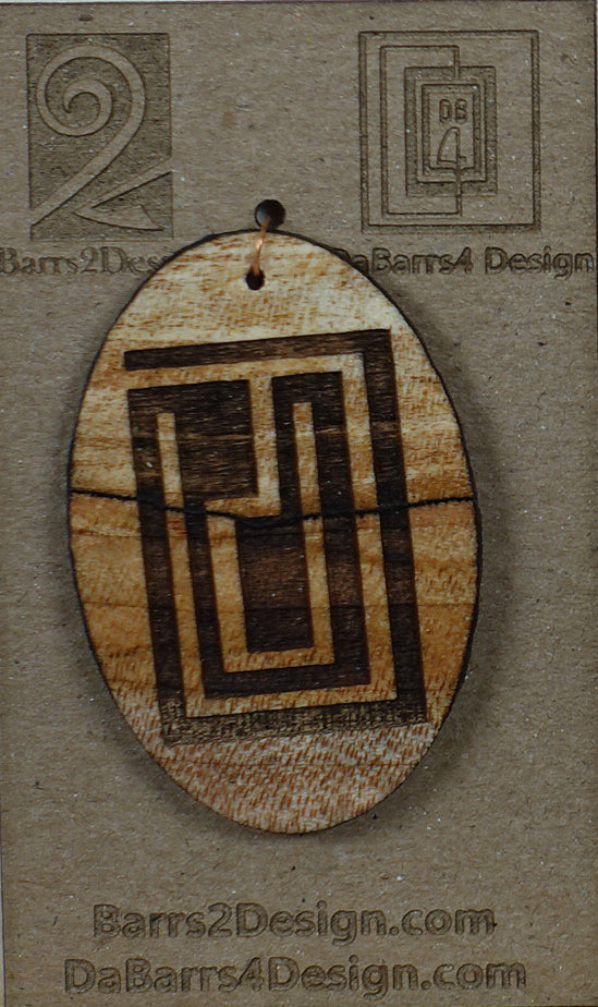 Wooden Pendant - 106