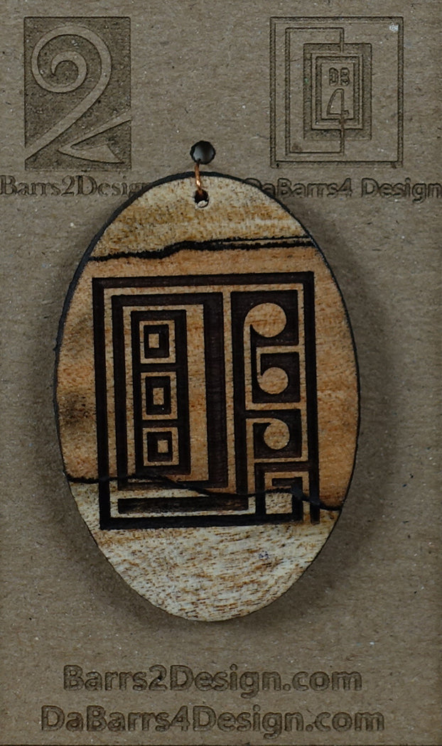 Wooden Pendant - 107