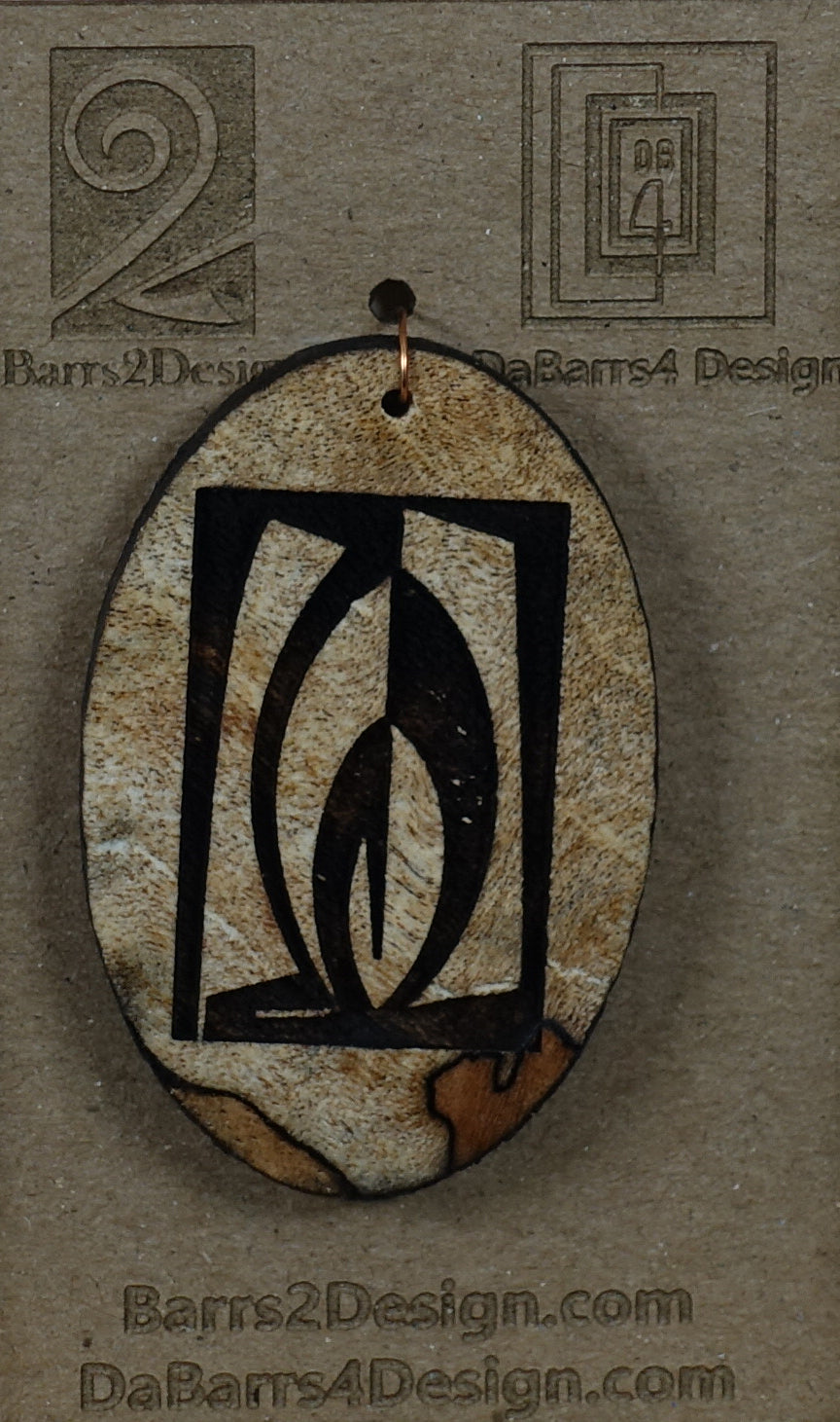 Wooden Pendant - 108