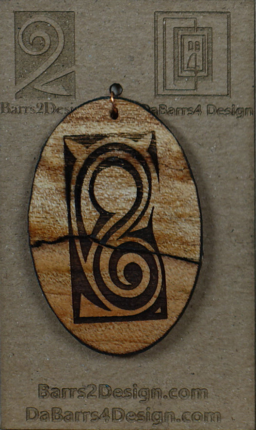 Wooden Pendant - 109