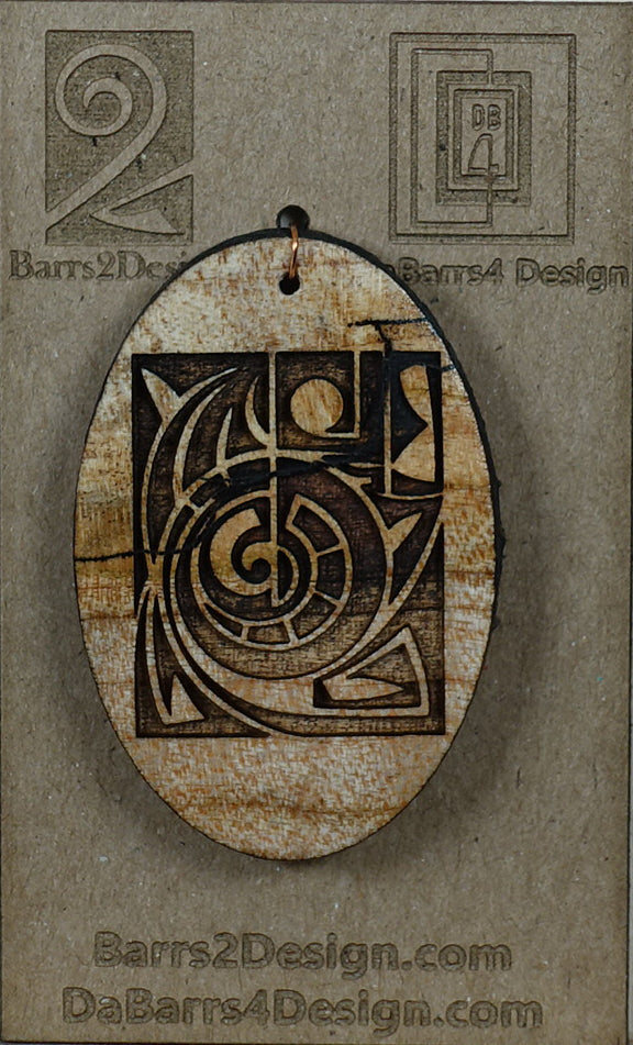 Wooden Pendant - 110-1
