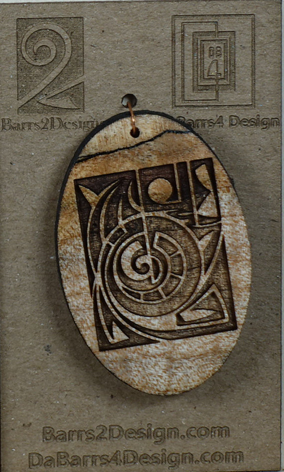 Wooden Pendant - 110-2
