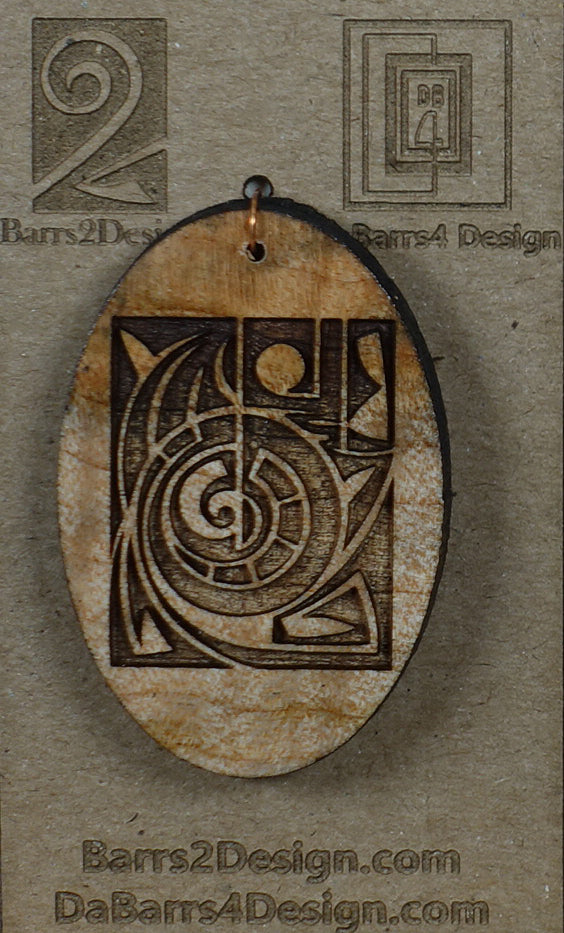 Wooden Pendant - 110