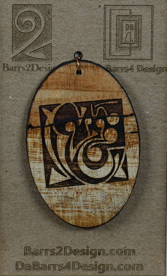 Wooden Pendant - 111-2
